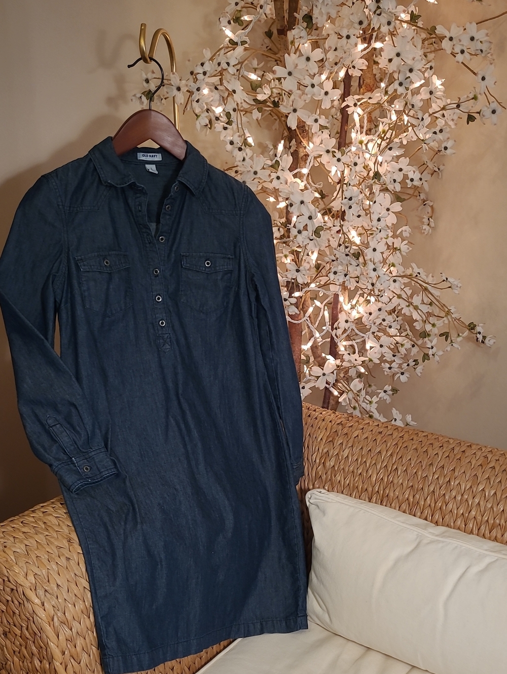 Dark Chambray Dress